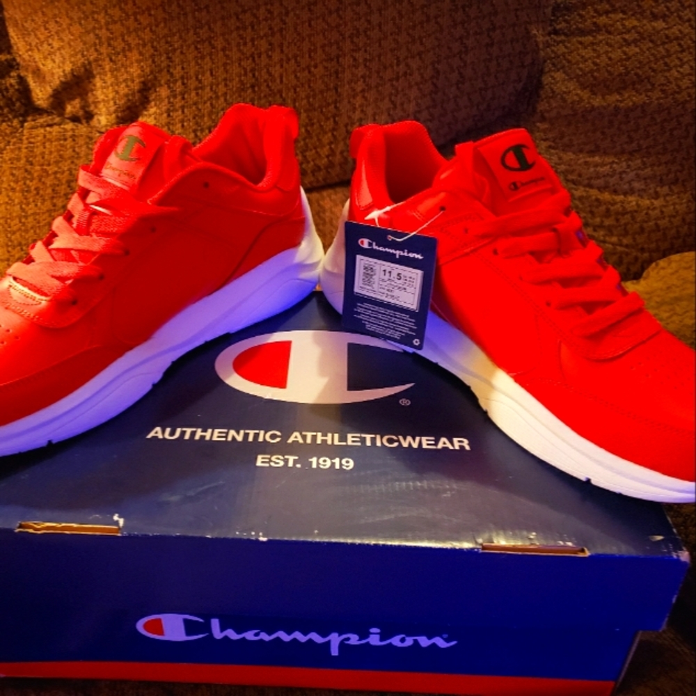 Brand New Red Champion Tennis Shoes/Men's 11.5